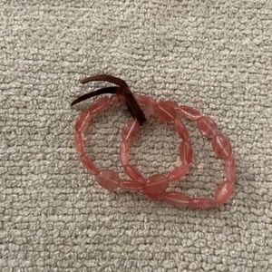 Light Pink Double Tied Bracelet